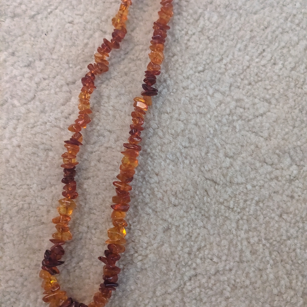 Amber Beaded Necklace